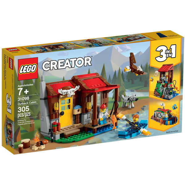 LEGO Creator: Outback Cabin  - 305 Piece Building Kit [LEGO, #31098, Ages 7+]