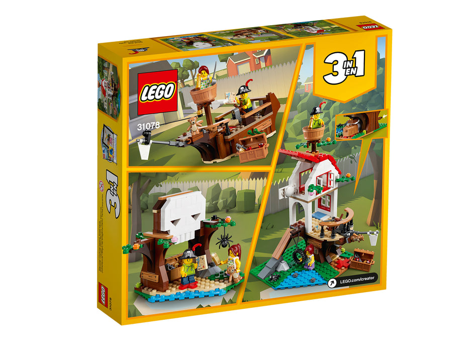 LEGO Creator: Treehouse Treasures  - 260 Piece Building Kit [LEGO, #31078, Ages 7-12]