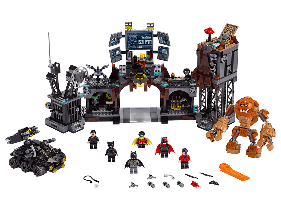 LEGO DC Batman: Batcave Clayface Invasion - 1038 Piece Building Kit [LEGO, #76122]