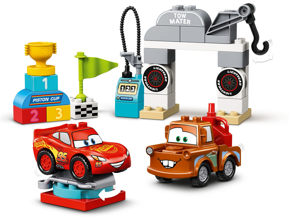 LEGO DUPLO: Lightning McQueen's Race Day - 42 Piece Building Kit [LEGO, #10924]