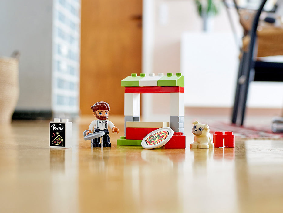 LEGO DUPLO: Pizza Stand - 18 Piece Building Kit [LEGO, #10927]