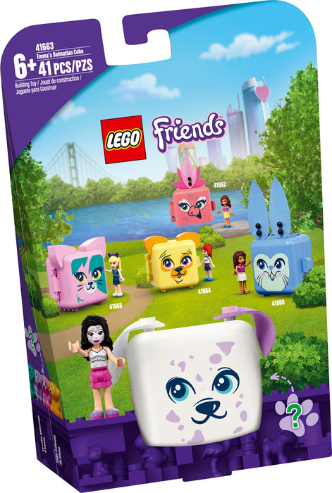 LEGO Friends: Emma's Dalmatian Cube - 41 Piece Building Kit [LEGO, #41663]