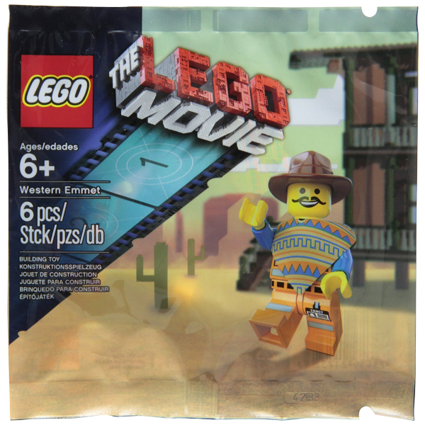 The LEGO Movie 6 Piece LEGO Western Emmet [LEGO, #5002204]