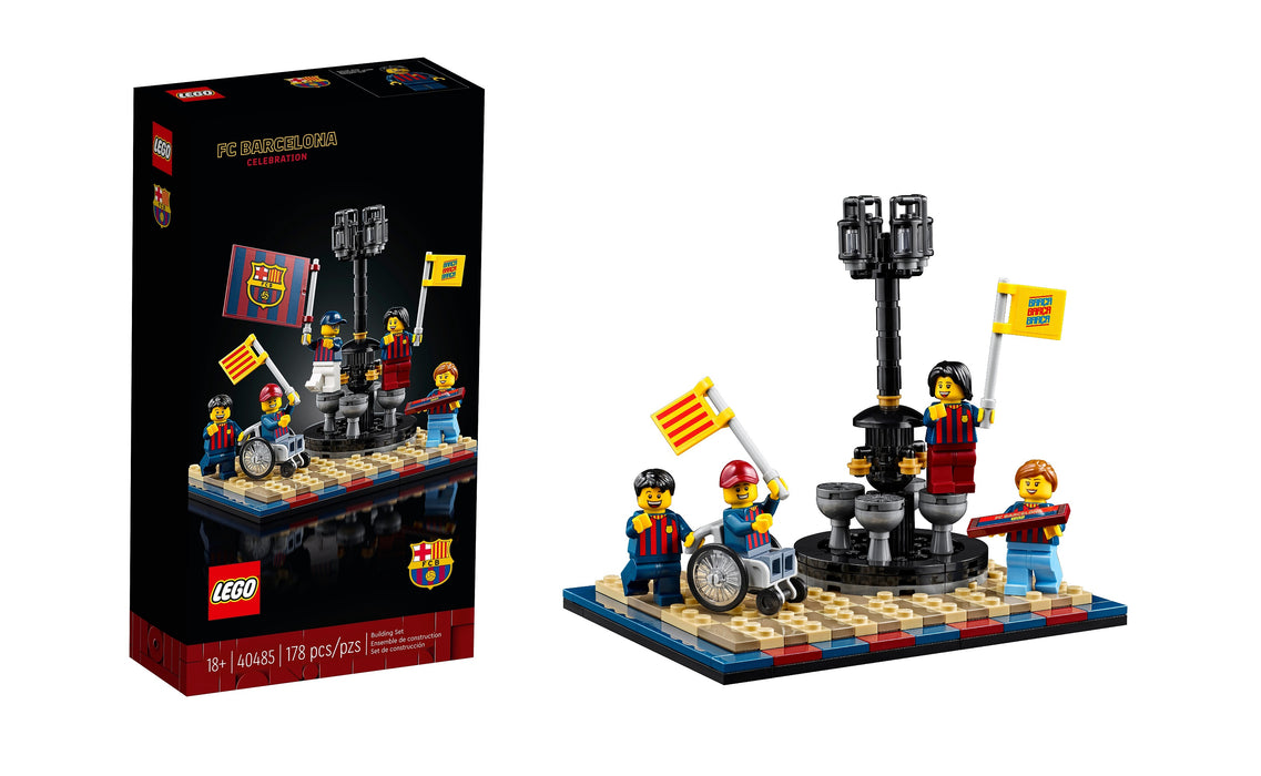 LEGO FC Barcelona Celebration - 178 Piece Building Kit [LEGO, #40485]