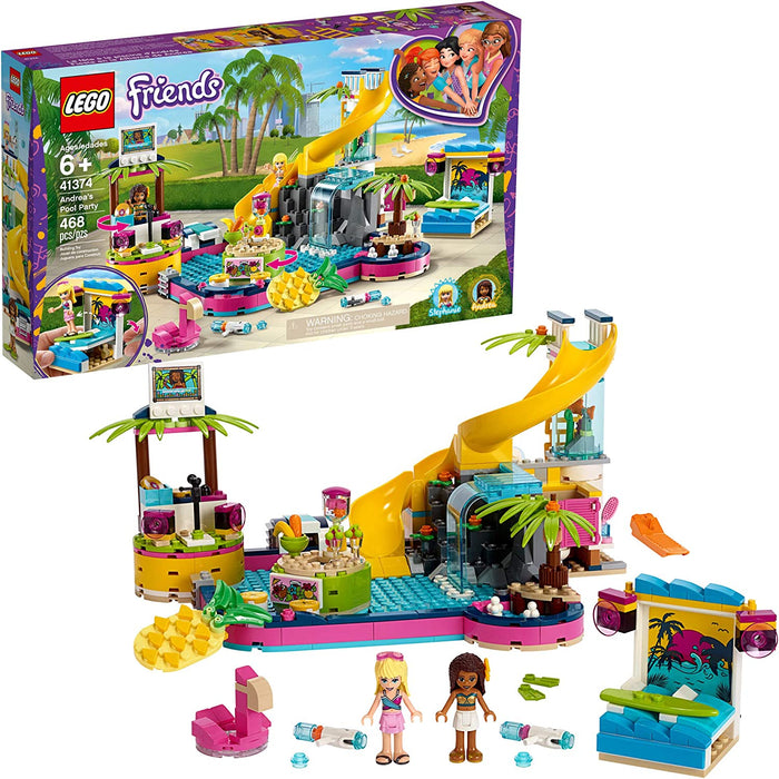 LEGO Friends: Andrea's Pool Party  - 468 Piece Building Kit [LEGO, #41374]
