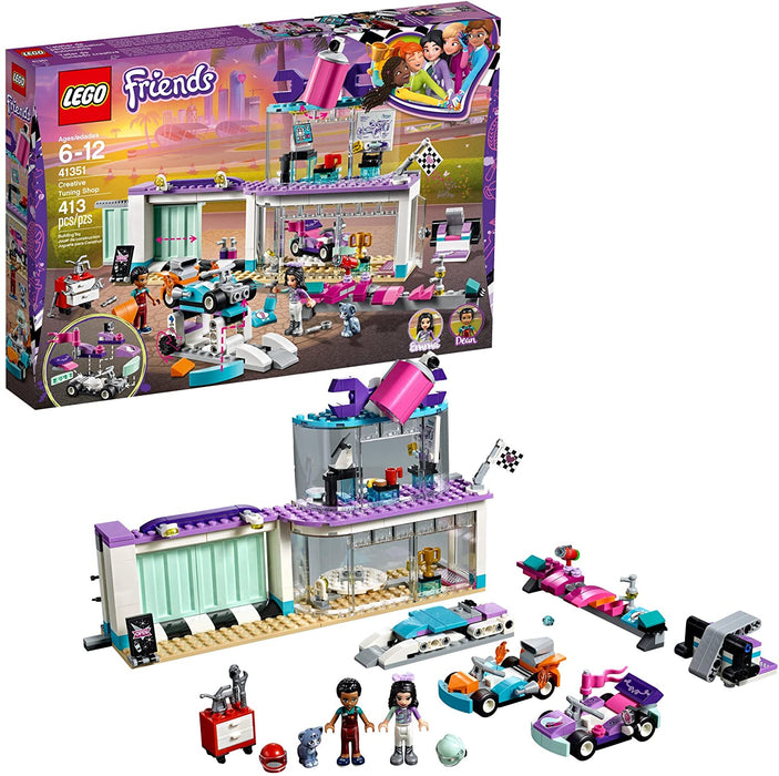LEGO Friends: Creative Tuning Shop - 413 Piece Building Kit [LEGO, #41351]
