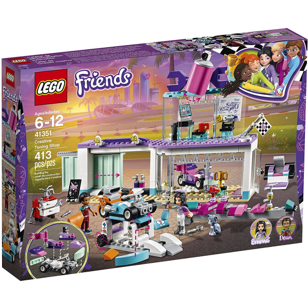 LEGO Friends: Creative Tuning Shop - 413 Piece Building Kit [LEGO, #41351, Ages 6-12]
