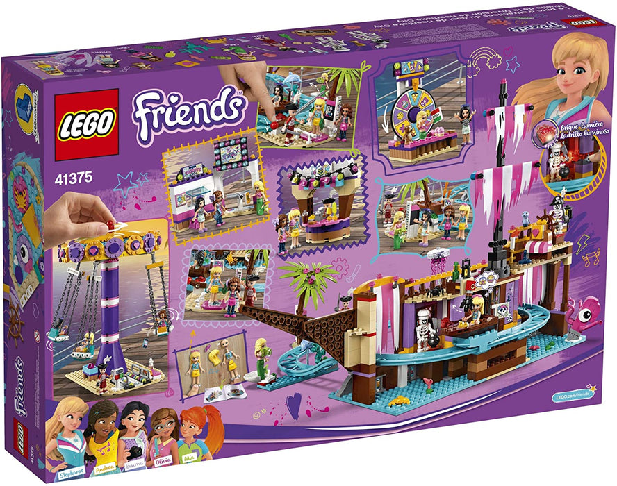 LEGO Friends: Heartlake City Amusement Pier - 1251 Piece Building Kit [LEGO, #41375, Ages 8+]