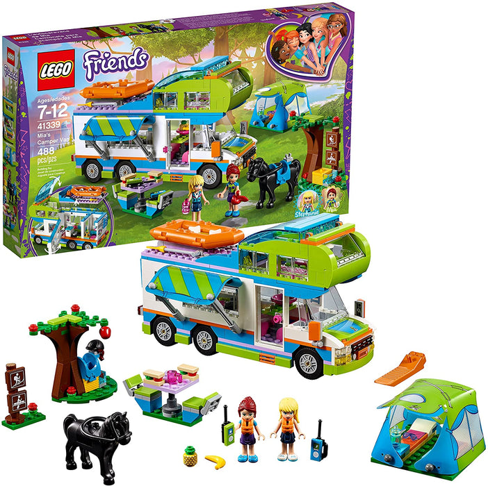 LEGO Friends: Mia's Camper Van - 488 Piece Building Kit [LEGO, #41339]
