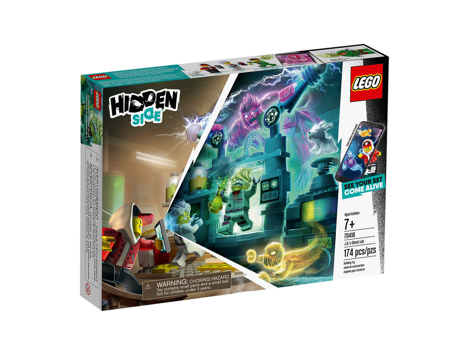 LEGO Hidden Side: J.B.'s Ghost Lab - 174 Piece Building Kit [LEGO, #70418]