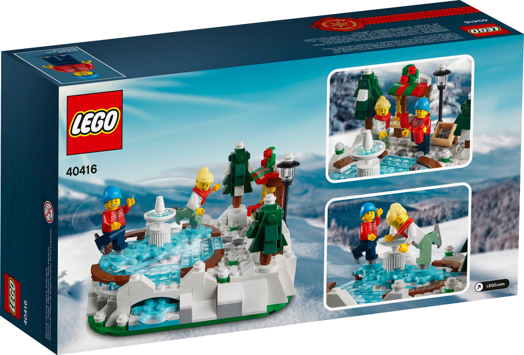 LEGO Ice Skating Rink - Limited Edition - 304 Piece Building Kit [LEGO, #40416]