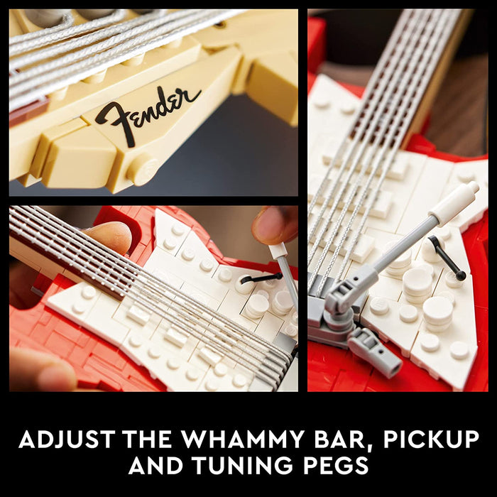 LEGO Ideas: Fender Stratocaster - 1074 Piece Building Kit [LEGO, #21329]