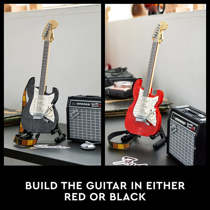 LEGO Ideas: Fender Stratocaster - 1074 Piece Building Kit [LEGO, #21329]