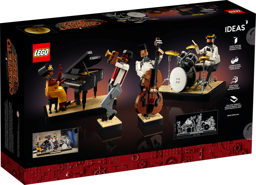 LEGO Ideas: Jazz Quartet - 1606 Piece Building Kit [LEGO, #21334]