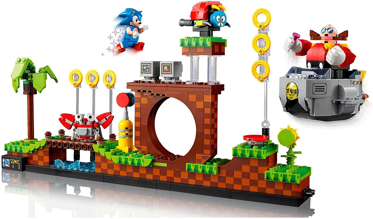 LEGO Ideas: Sonic the Hedgehog - Green Hill Zone - 1125 Piece Building Kit [LEGO, #21331]