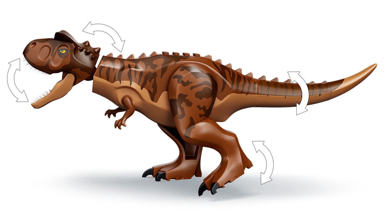 LEGO Jurassic World: Carnotaurus Dinosaur Chase - 240 Piece Building Kit [LEGO, #76941]