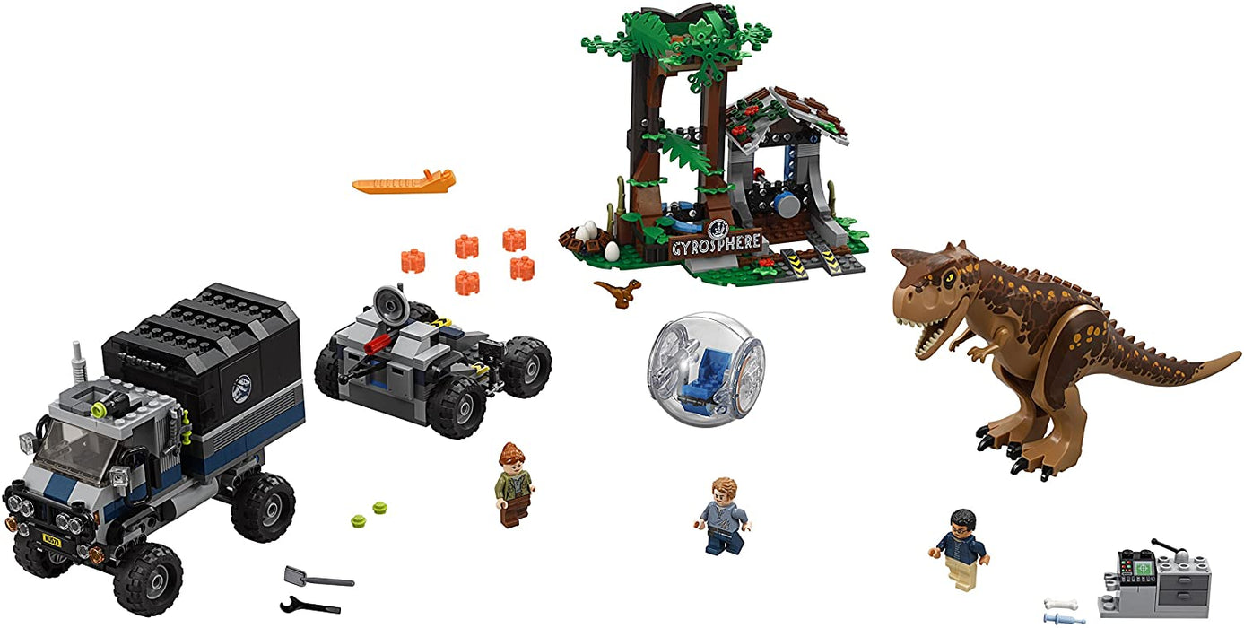 LEGO Jurassic World: Carnotaurus Gyrosphere Escape - 577 Piece Building Kit [LEGO, #75929, Ages 7-12]