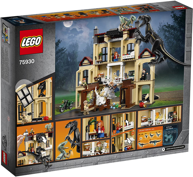 LEGO Jurassic World: Indoraptor Rampage at Lockwood Estate - 1019 Piece Building Kit [LEGO, #75930]