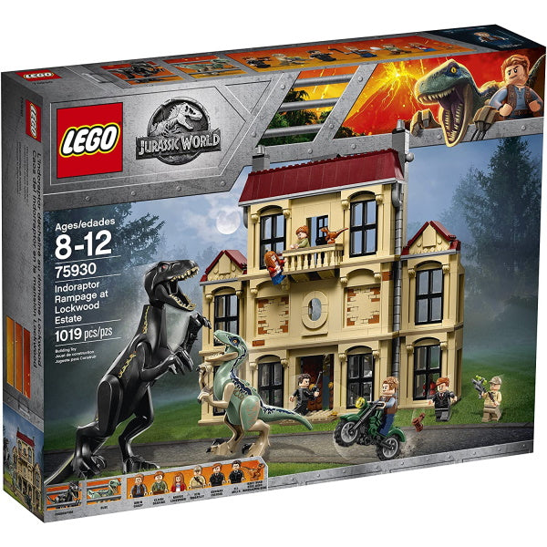 LEGO Jurassic World: Indoraptor Rampage at Lockwood Estate - 1019 Piece Building Kit [LEGO, #75930]