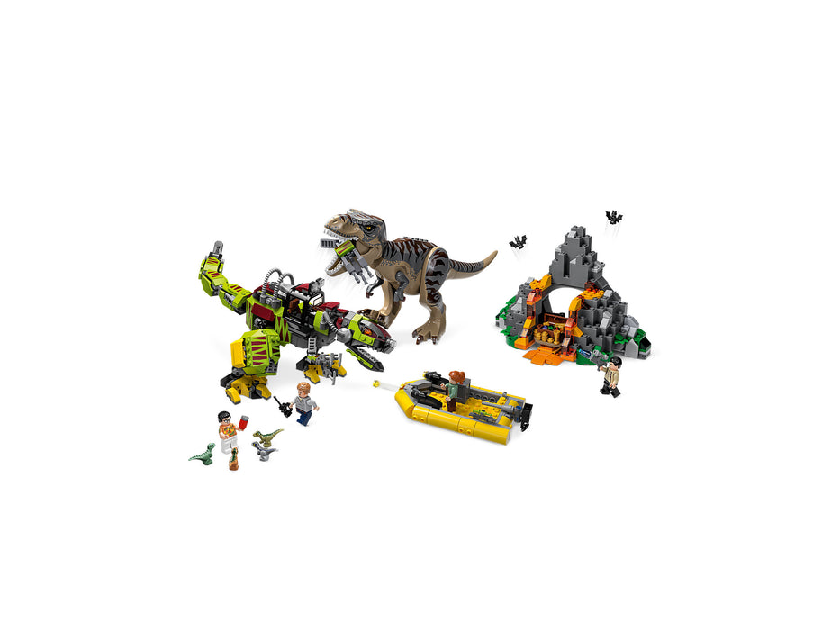 LEGO Jurassic World: T. Rex vs Dino-Mech Battle - 716 Piece Building Kit [LEGO, #75938]