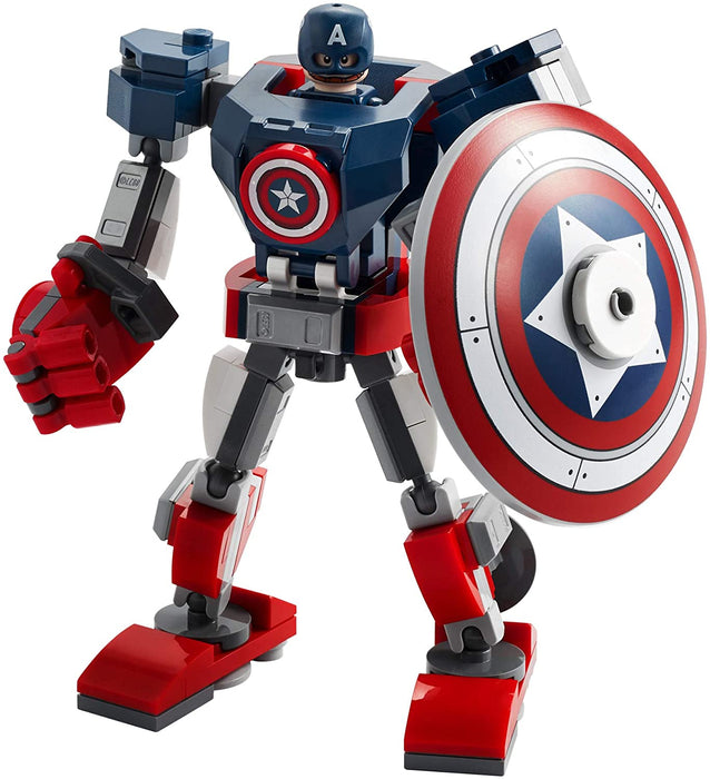 LEGO Marvel Avengers: Captain America Mech Armor - 121 Piece Building Kit [LEGO, #76168]