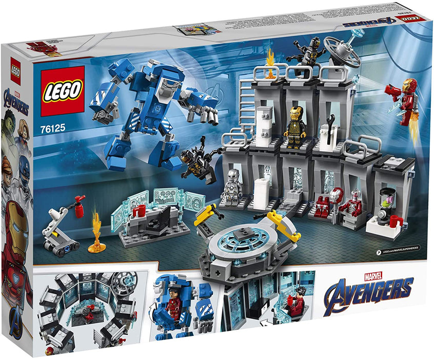 LEGO Marvel Avengers: Iron Man Hall of Armor - 524 Piece Building Kit [LEGO, #76125, Ages 7+]