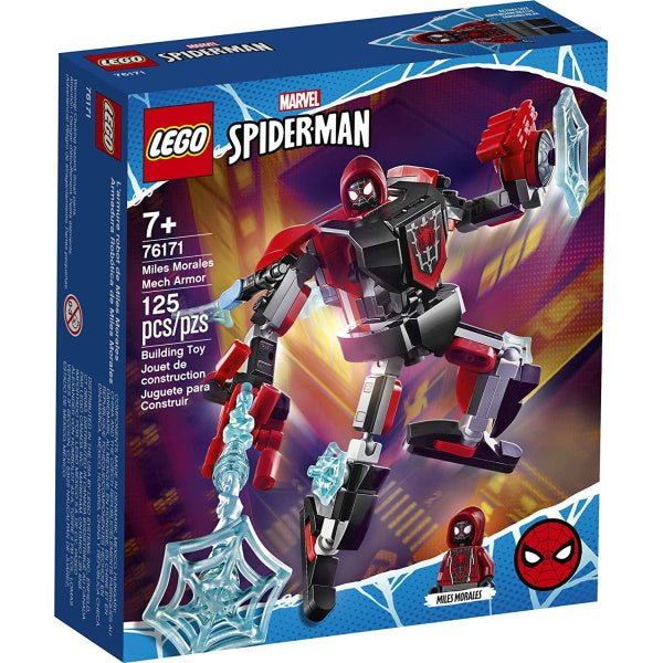 LEGO Marvel Spider-Man: Miles Morales Mech Armor - 125 Piece Building Kit [LEGO, #76171, Ages 7+]
