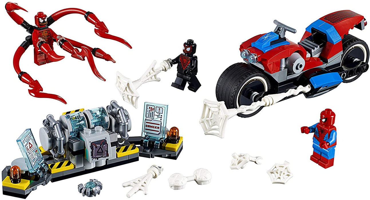 LEGO Marvel Spider-Man: Spider-Man Bike Rescue - 235 Piece Building Kit [LEGO, #76113, Ages 6+]