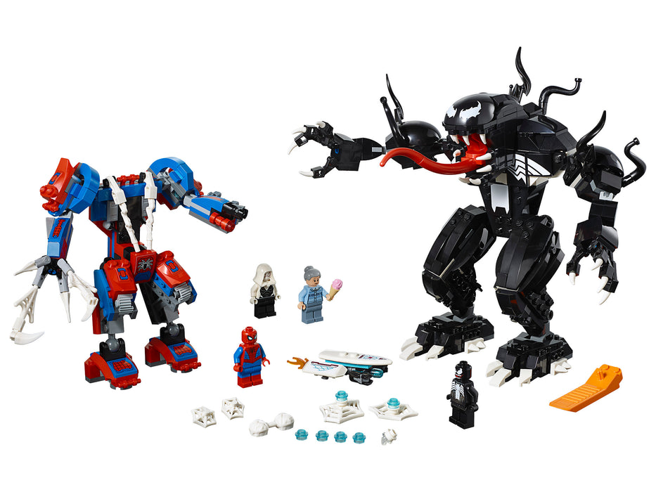 LEGO Marvel Spider-Man: Spider Mech vs. Venom - 604 Piece Building Kit [LEGO, #76115, Ages 8+]