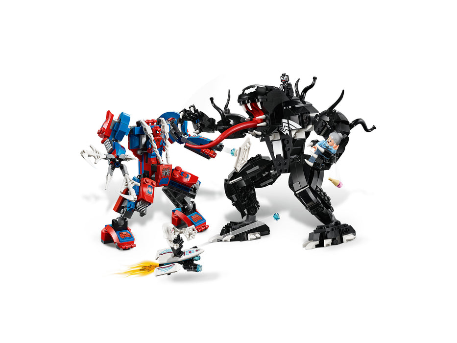 LEGO Marvel Spider-Man: Spider Mech vs. Venom - 604 Piece Building Kit [LEGO, #76115, Ages 8+]