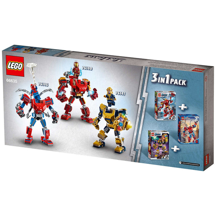 LEGO Marvel: Super Mech 3-in-1 Pack - 452 Piece Building Kit [LEGO, #66635]