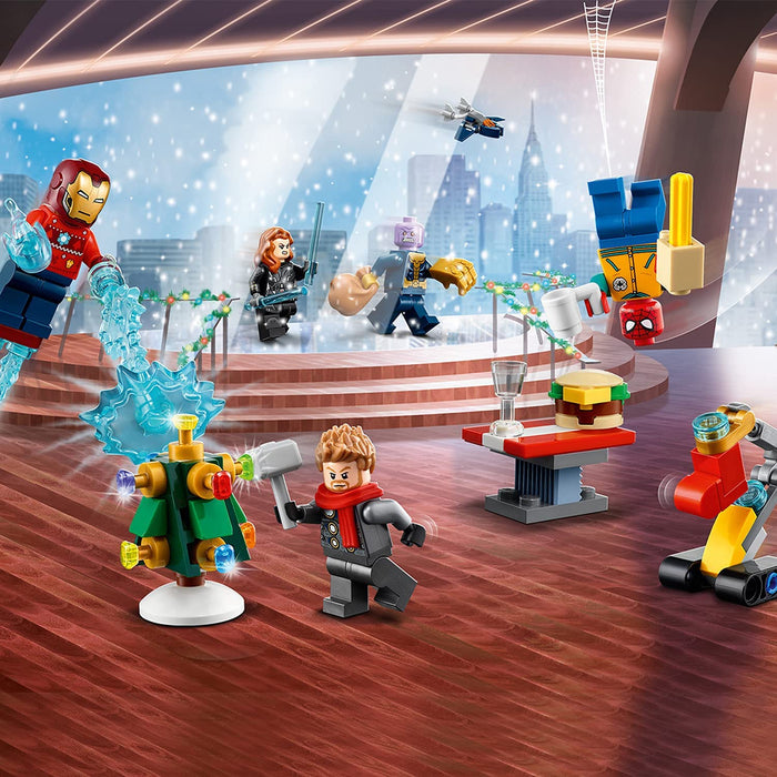 LEGO Marvel Avengers: The Avengers Advent Calendar - 298 Piece Building Kit [LEGO, #76196]