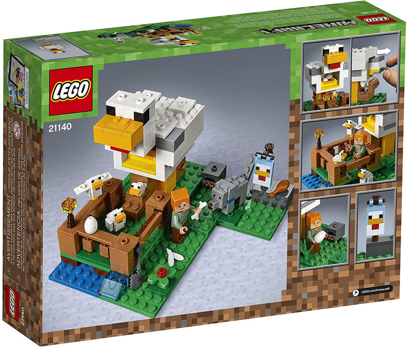 LEGO Minecraft: The Chicken Coop - 198 Piece Building Kit [LEGO, #21140, Ages 7-14]