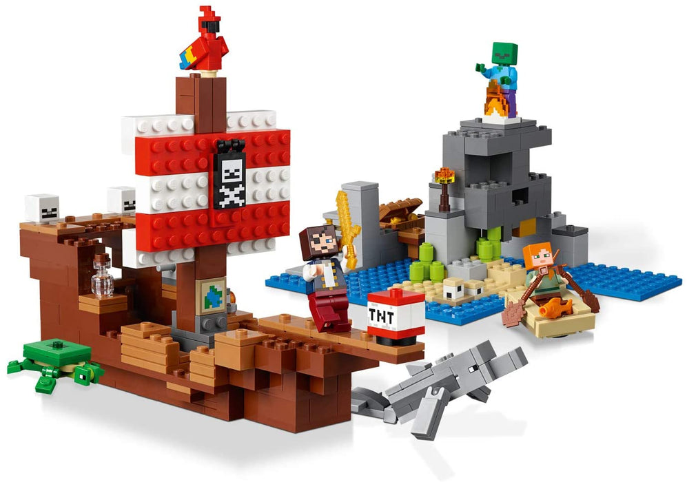 LEGO Minecraft: The Pirate Ship Adventure - 386 Piece Building Kit [LEGO, #21152]