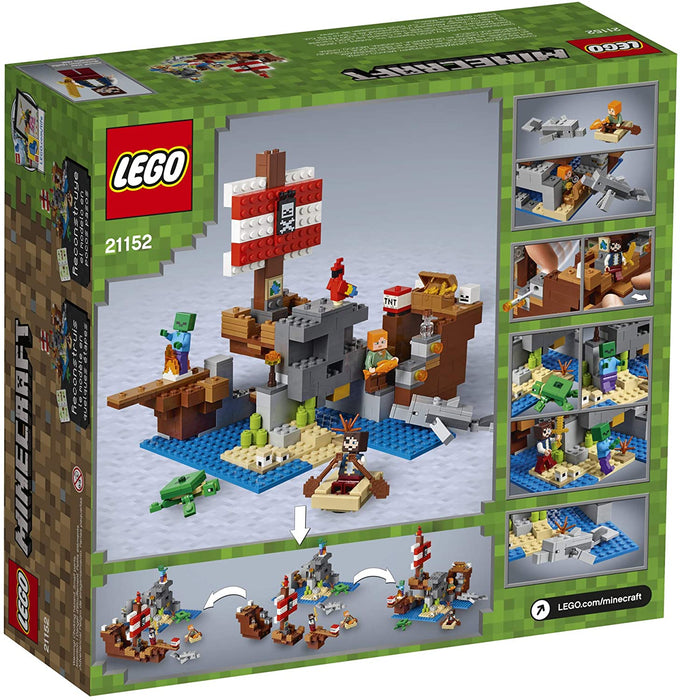 LEGO Minecraft: The Pirate Ship Adventure - 386 Piece Building Kit [LEGO, #21152]