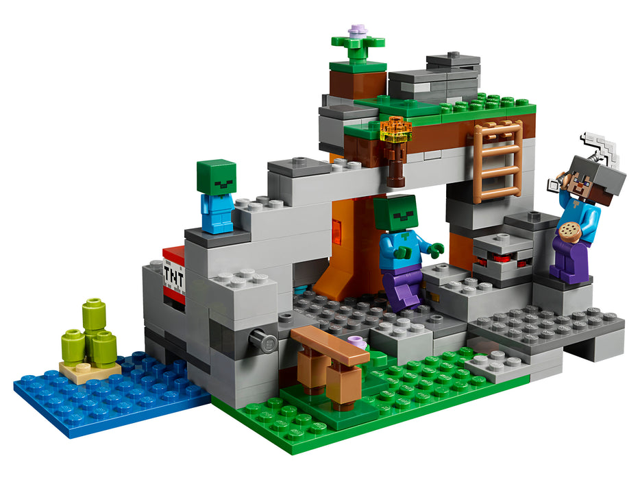 LEGO Minecraft: The Zombie Cave - 241 Piece Building Kit [LEGO, #21141, Ages 7-14]