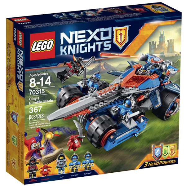 LEGO Nexo Knights: ClayÃ¢â‚¬â„¢s Rumble Blade  - 367 Piece Building Kit [LEGO, #70315]