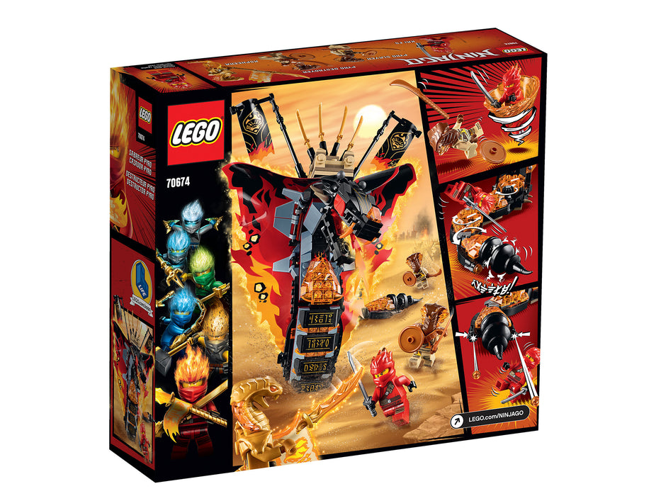 LEGO Ninjago: Fire Fang - 463 Piece Building Kit [LEGO, #70674]