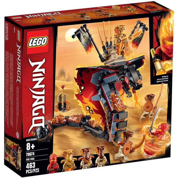 LEGO Ninjago: Fire Fang - 463 Piece Building Kit [LEGO, #70674]