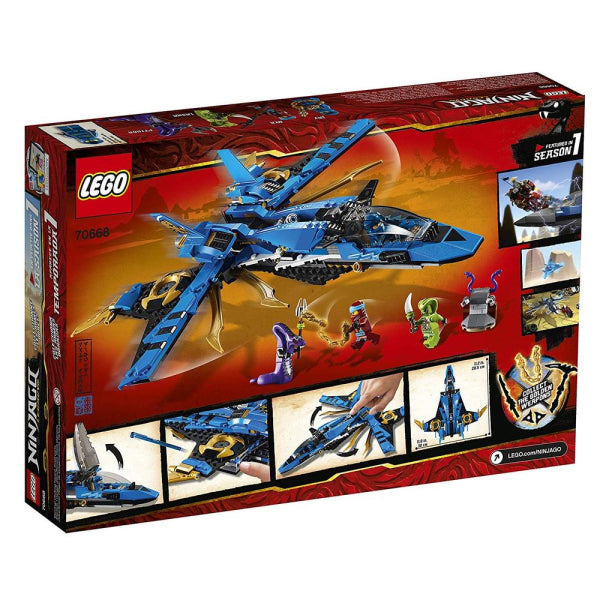 LEGO Ninjago Legacy: Jay's Storm Fighter - 490 Piece Building Kit [LEGO, #70668]