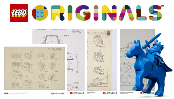 LEGO Originals: German Patent LEGO Toy Car 1963 - Limited Edition Print [LEGO, #5006006, Ages 5+]