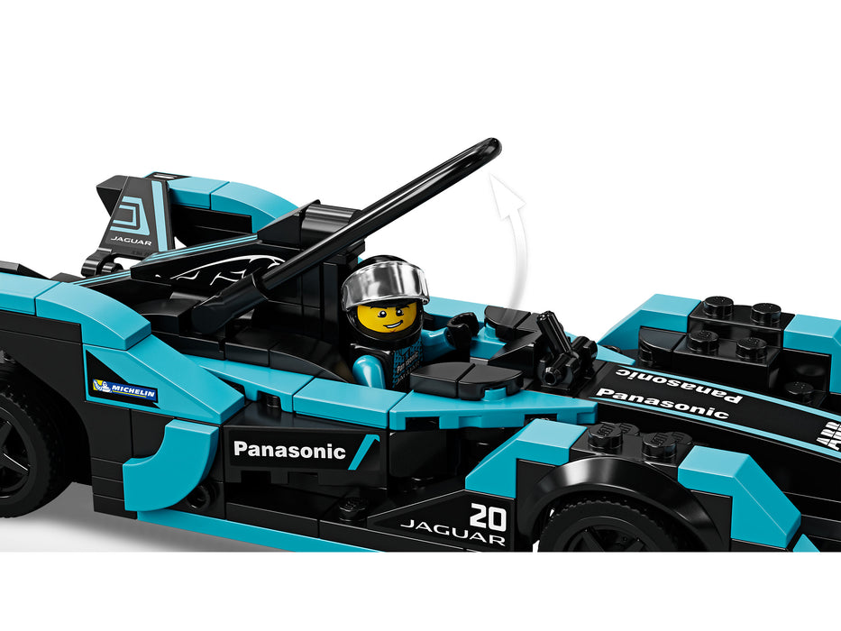 LEGO Speed Champions: Formula E Panasonic Jaguar Racing GEN2 Car & Jaguar I-PACE eTROPHY - 565 Piece Building Kit [LEGO, #76898]