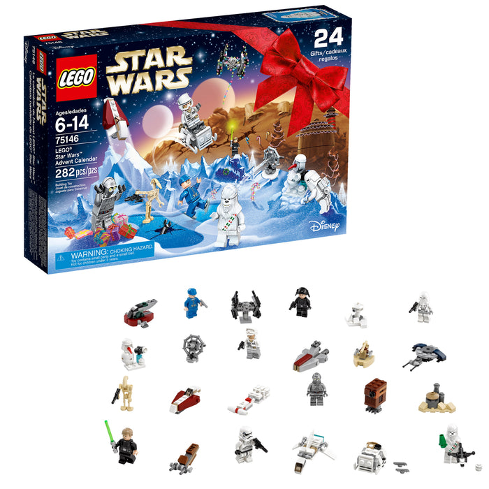 LEGO Star Wars: Advent Calendar - 282 Piece Building Kit [LEGO, #75146, Ages 6-14]