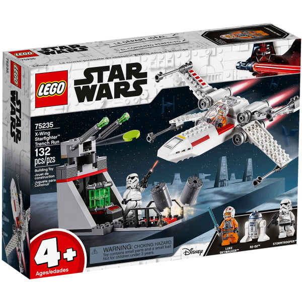 LEGO Star Wars: X-Wing Starfighter Trench Run - 132 Piece Building Kit [LEGO, #75235]