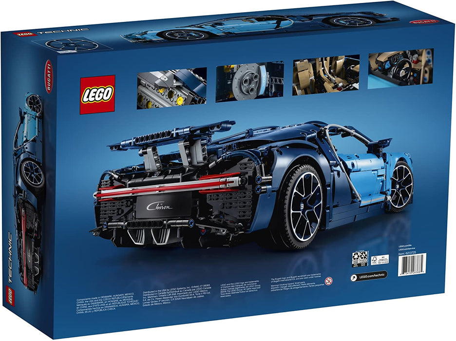 LEGO Technic: Bugatti Chiron - 3599 Piece Building Kit [LEGO, #42083, Ages 16+]