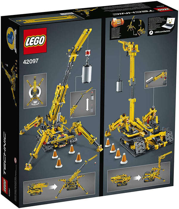 LEGO Technic: Compact Crawler Crane - 920 Piece Building Kit [LEGO, #42097]