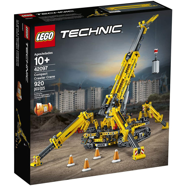 LEGO Technic: Compact Crawler Crane - 920 Piece Building Kit [LEGO, #42097]