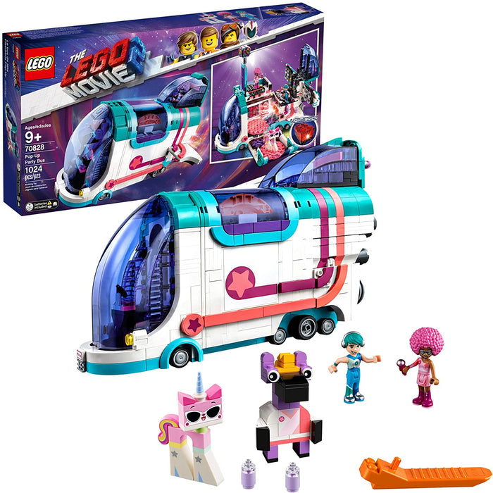 LEGO The LEGO Movie 2: Pop-Up Party Bus - 1024 Piece Building Kit [LEGO, #70828, Ages 9+]