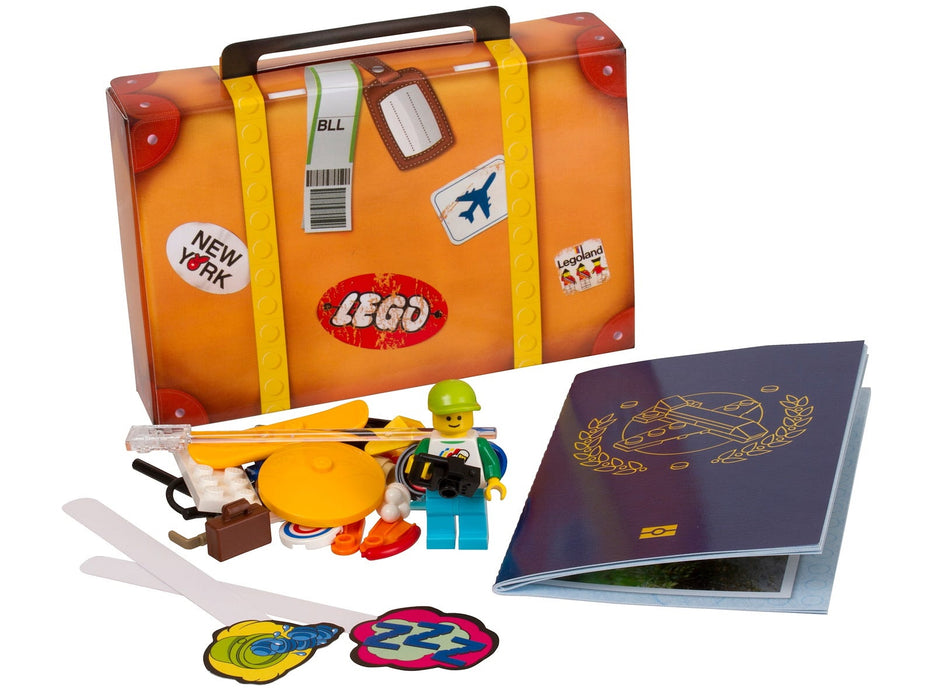 LEGO Travel Building Suitcase - 45 Piece Building Kit [LEGO, #5004932]