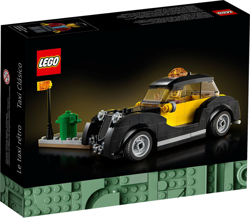 LEGO Vintage Taxi Building Set - 163 Piece Building Kit [LEGO, #40532]